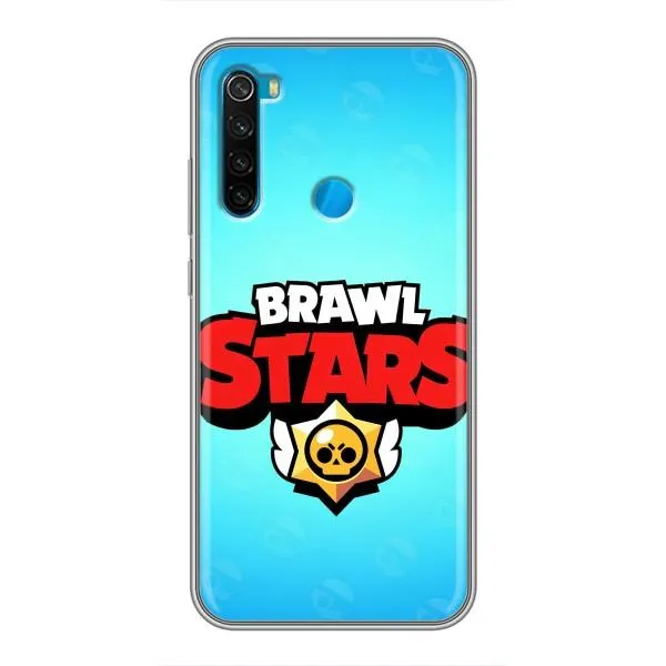 Чохол з принтом «Лого Бравл Старс» для Xiaomi Redmi Note 8T