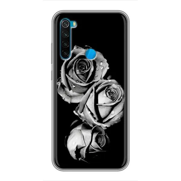 Чехол с принтом «Черная роза» для Xiaomi Redmi Note 8T
