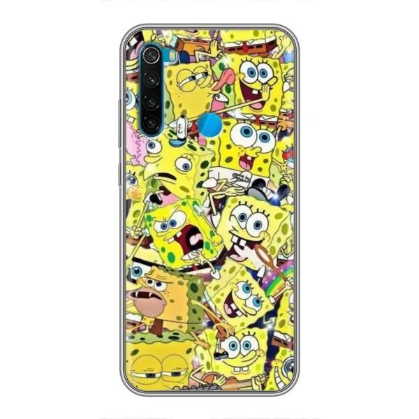 Чохол з принтом «Емоції Спан Боба» для Xiaomi Redmi Note 8T Чохол з принтом «Емоції Спан Боба» для Xiaomi Redmi Note 8T