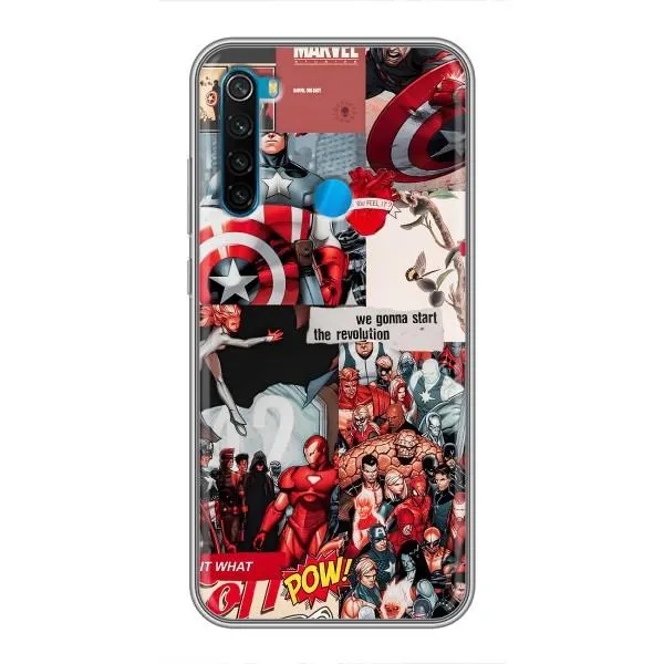 Чохол з принтом «Марвел Комикс» для Xiaomi Redmi Note 8T