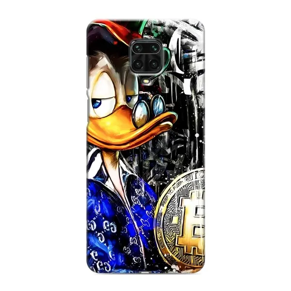 Чехол с принтом «Биткойн Скрудж» для Xiaomi Redmi Note 9 Pro Max