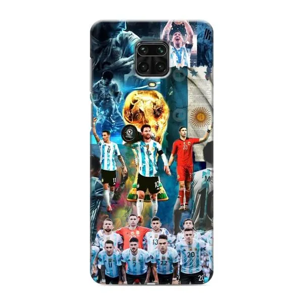 Чехол с принтом «Аргентина Месси» для Xiaomi Redmi Note 9 Pro Max Чехол с принтом «Аргентина Месси» для Xiaomi Redmi Note 9 Pro Max