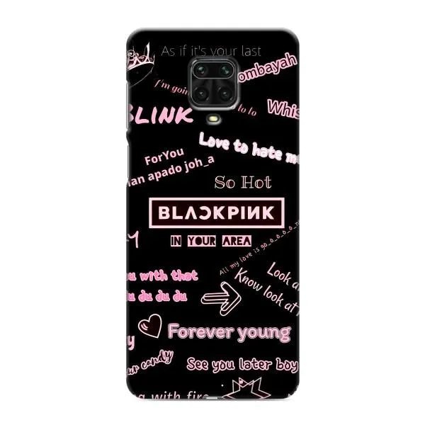 Чохол з принтом «BLACKPINK» для Xiaomi Redmi Note 9 Pro Max