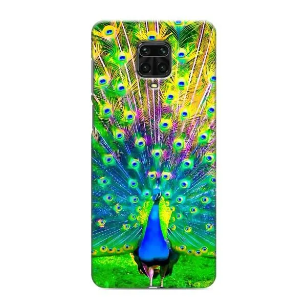 Чехол с принтом «Яркий Павлин» для Xiaomi Redmi Note 9 Pro Max