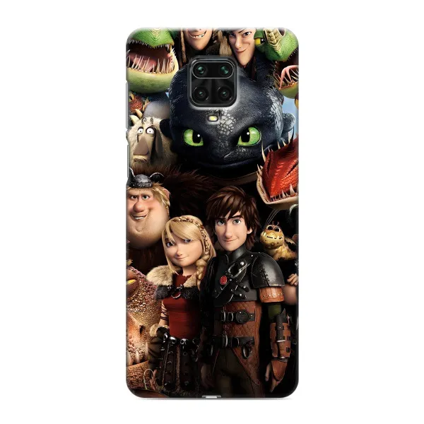 Чехол с принтом «Персонажи дракона» для Xiaomi Redmi Note 9 Pro Max Чехол с принтом «Персонажи дракона» для Xiaomi Redmi Note 9 Pro Max