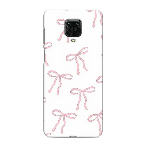 Чехол с принтом «Розовые бантики» для Xiaomi Redmi Note 9 Pro Max Чехол с принтом «Розовые бантики» для Xiaomi Redmi Note 9 Pro Max