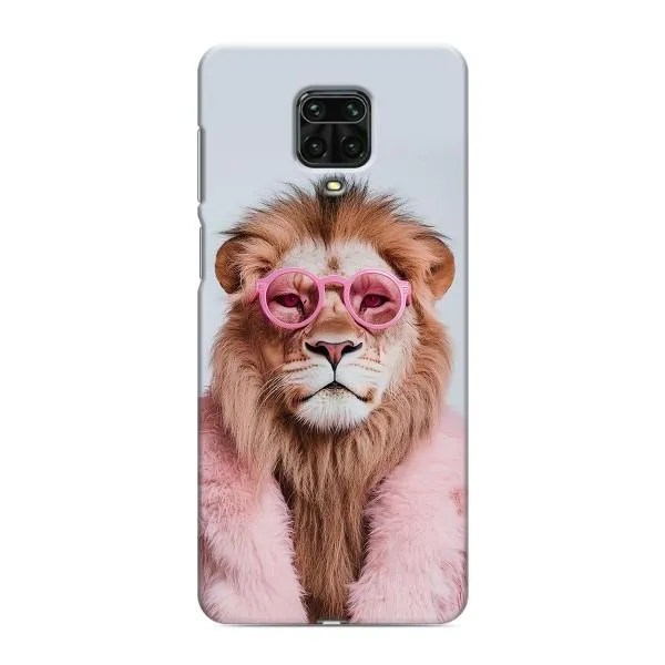 Чехол с принтом «Лев в очках» для Xiaomi Redmi Note 9 Pro Max