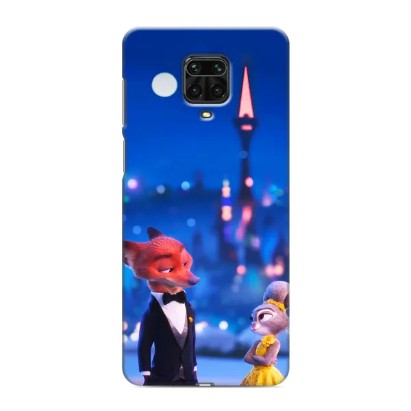 Чехол с принтом «Романтический вечер Зверополис» для Xiaomi Redmi Note 9 Pro Max Чехол с принтом «Романтический вечер Зверополис» для Xiaomi Redmi Note 9 Pro Max