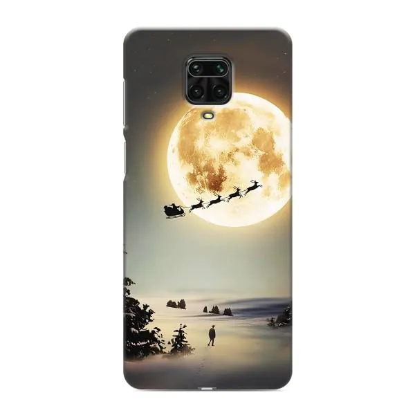 Чехол с принтом «Санта на луне» для Xiaomi Redmi Note 9 Pro Max