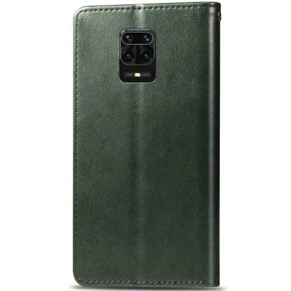 Шкіряний чохол-книжка GETMAN Gallant (PU) для Xiaomi Redmi Note 9s / Note 9 Pro / Note 9 Pro Max — Зелений — фото 4 Шкіряний чохол-книжка GETMAN Gallant (PU) для Xiaomi Redmi Note 9s / Note 9 Pro / Note 9 Pro Max — Зелений — фото 4
