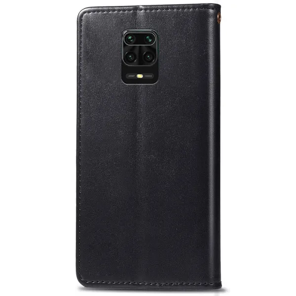 Шкіряний чохол-книжка GETMAN Gallant (PU) для Xiaomi Redmi Note 9s / Note 9 Pro / Note 9 Pro Max — Чорний — фото 4 Шкіряний чохол-книжка GETMAN Gallant (PU) для Xiaomi Redmi Note 9s / Note 9 Pro / Note 9 Pro Max — Чорний — фото 4