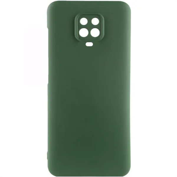 Чехол Silicone Cover Lakshmi Full Camera (AAA) для Xiaomi Redmi Note 9s / Note 9 Pro /Note 9 Pro Max — Зеленый — фото 1