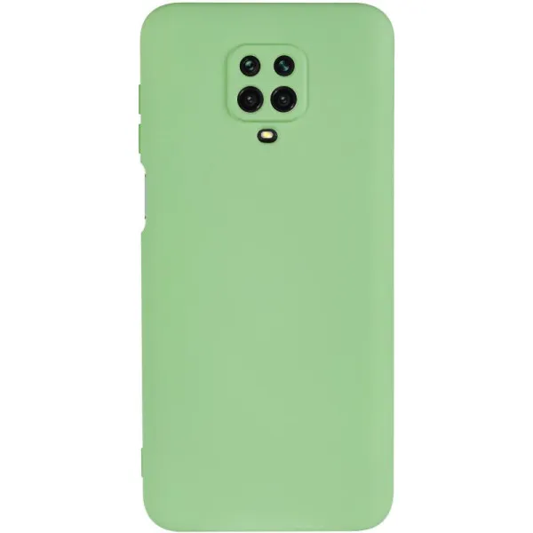 Чехол TPU GETMAN Liquid Silk Full Camera для Xiaomi Redmi Note 9s / Note 9 Pro / Note 9 Pro Max — Зеленый — фото 2
