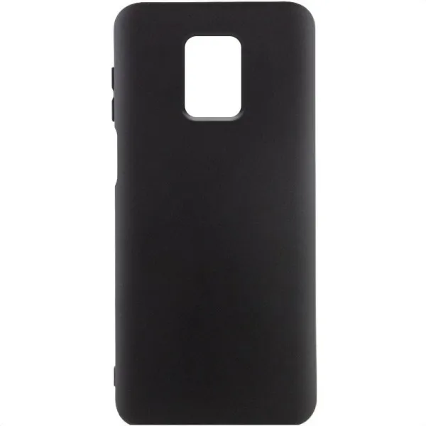 Чехол Silicone Cover Ummi Lakshmi (AA) для Xiaomi Redmi Note 9s / Note 9 Pro / Note 9 Pro Max — Черный — фото 1