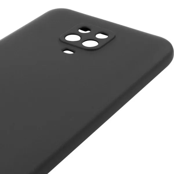 Чехол TPU GETMAN Liquid Silk Full Camera для Xiaomi Redmi Note 9s / Note 9 Pro / Note 9 Pro Max — Черный — фото 4