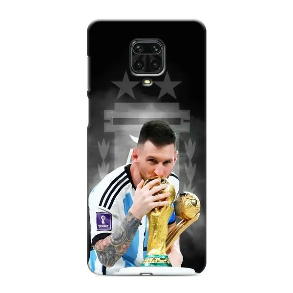 Чехол с принтом «Месси Чемпион» для Xiaomi Redmi Note 9 Pro