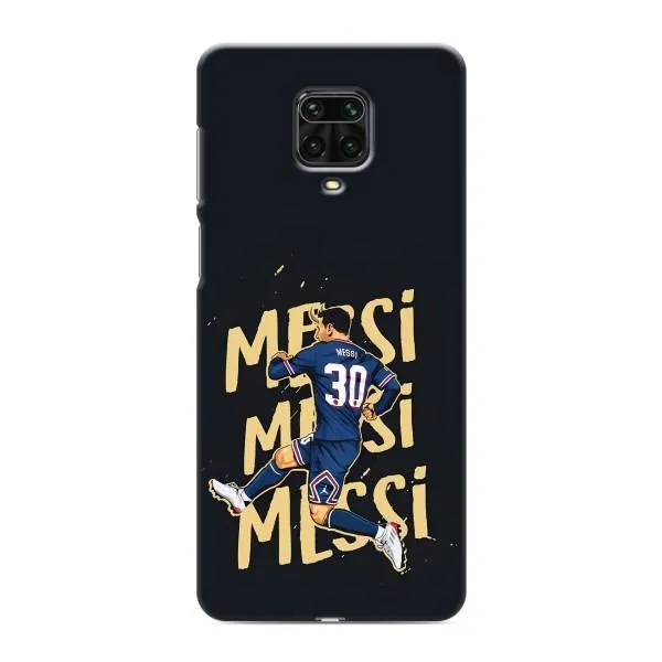 Чехол с принтом «Messi ПСЖ» для Xiaomi Redmi Note 9 Pro