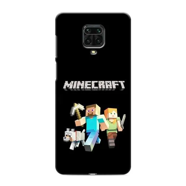 Чехол с принтом «герои Minecraft» для Xiaomi Redmi Note 9 Pro Чехол с принтом «герои Minecraft» для Xiaomi Redmi Note 9 Pro