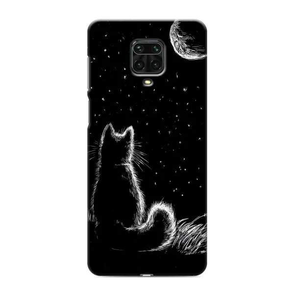 Чехол с принтом «Котик и луна» для Xiaomi Redmi Note 9 Pro Чехол с принтом «Котик и луна» для Xiaomi Redmi Note 9 Pro