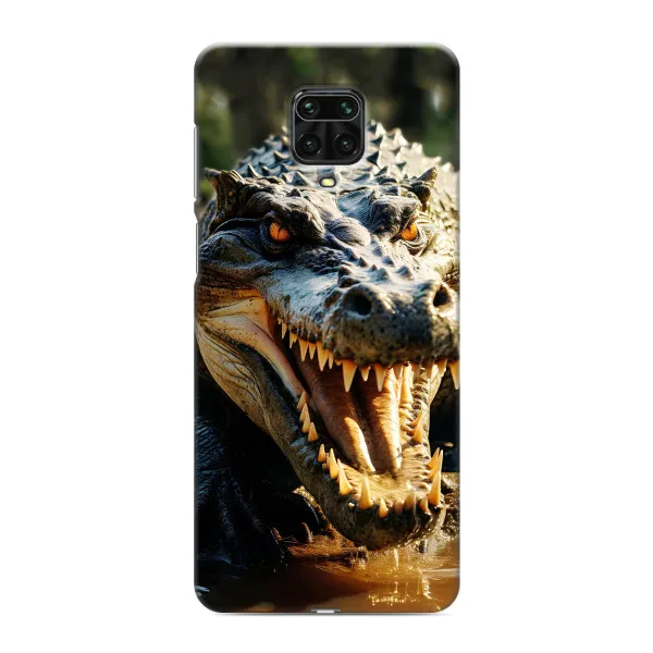 Чехол с принтом «Опасный крокодил» для Xiaomi Redmi Note 9 Pro