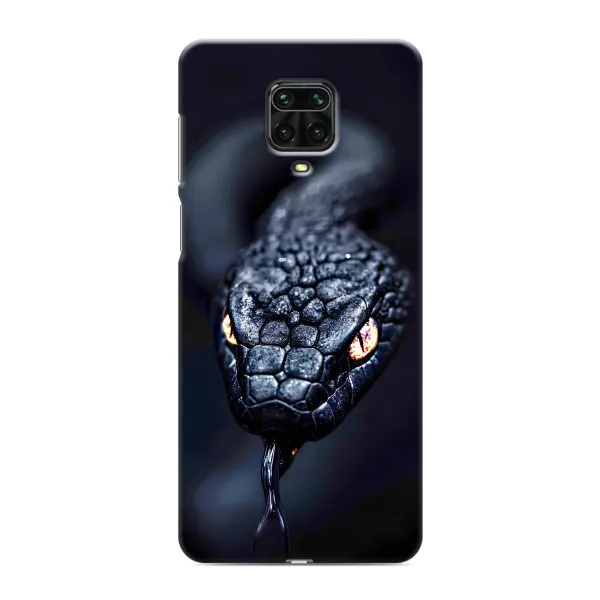 Чехол с принтом «Черная змея» для Xiaomi Redmi Note 9 Pro