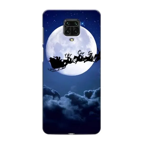 Чехол с принтом «Санта - луна» для Xiaomi Redmi Note 9 Pro
