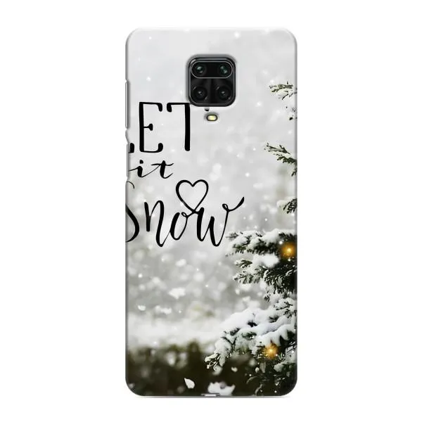 Чехол с принтом «Let it snow» для Xiaomi Redmi Note 9 Pro