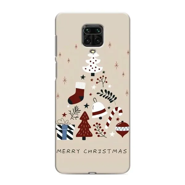 Чехол с принтом «Merry Christmas» для Xiaomi Redmi Note 9 Pro