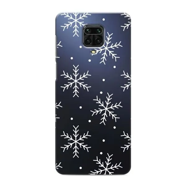 Чехол с принтом «Белые снежинки» для Xiaomi Redmi Note 9 Pro Чехол с принтом «Белые снежинки» для Xiaomi Redmi Note 9 Pro