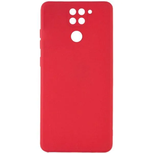 Силіконовий чохол Candy Full Camera для Xiaomi Redmi Note 9 / Redmi 10X — Червоний — фото 1