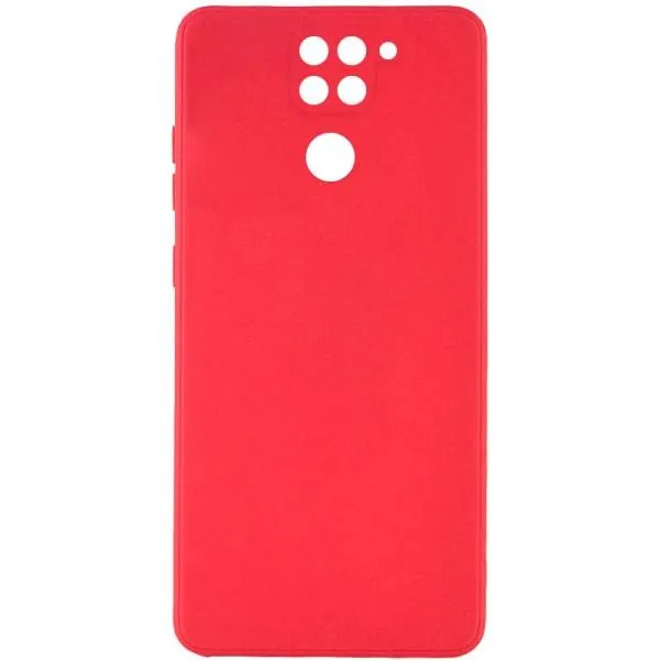 Силіконовий чохол Candy Full Camera для Xiaomi Redmi Note 9 / Redmi 10X — Червоний — фото 3