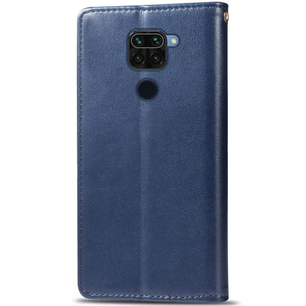 Кожаный чехол-книжка GETMAN Gallant (PU) для Xiaomi Redmi Note 9 / Redmi 10X — Синий — фото 2 Кожаный чехол-книжка GETMAN Gallant (PU) для Xiaomi Redmi Note 9 / Redmi 10X — Синий — фото 2