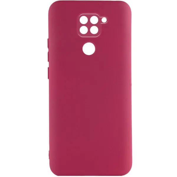 Чохол TPU GETMAN Liquid Silk Full Camera для Xiaomi Redmi Note 9 / Redmi 10X — Бордовий — фото 1 Чохол TPU GETMAN Liquid Silk Full Camera для Xiaomi Redmi Note 9 / Redmi 10X — Бордовий — фото 1