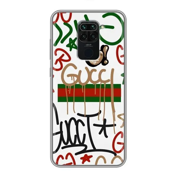 Чехол с принтом «Стиль GUUCI» для Xiaomi Redmi Note 9
