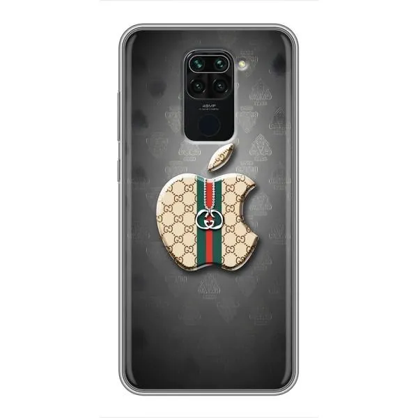 Чехол с принтом «Apple gucci» для Xiaomi Redmi Note 9