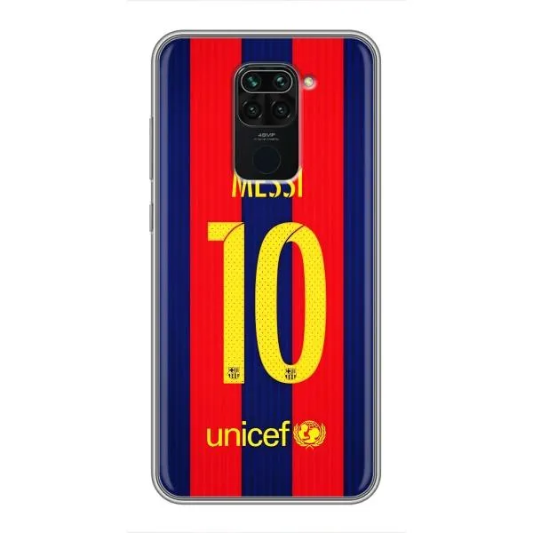 Чехол с принтом «Messi Barca 10» для Xiaomi Redmi Note 9