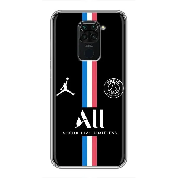 Чехол с принтом «футболка ПСЖ» для Xiaomi Redmi Note 9