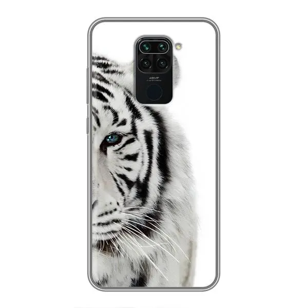 Чехол с принтом «Белый Тигр» для Xiaomi Redmi Note 9