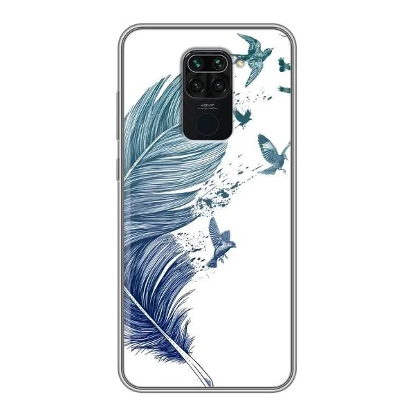 Чохол з принтом «Перо» для Xiaomi Redmi Note 9
