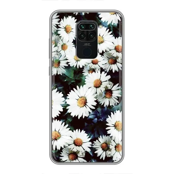 Чохол з принтом «Ромашки» для Xiaomi Redmi Note 9