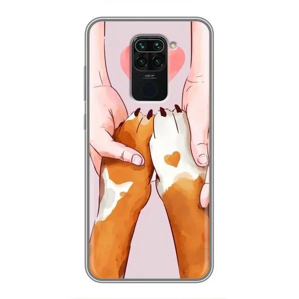 Чехол с принтом «Любовь к собакам» для Xiaomi Redmi Note 9