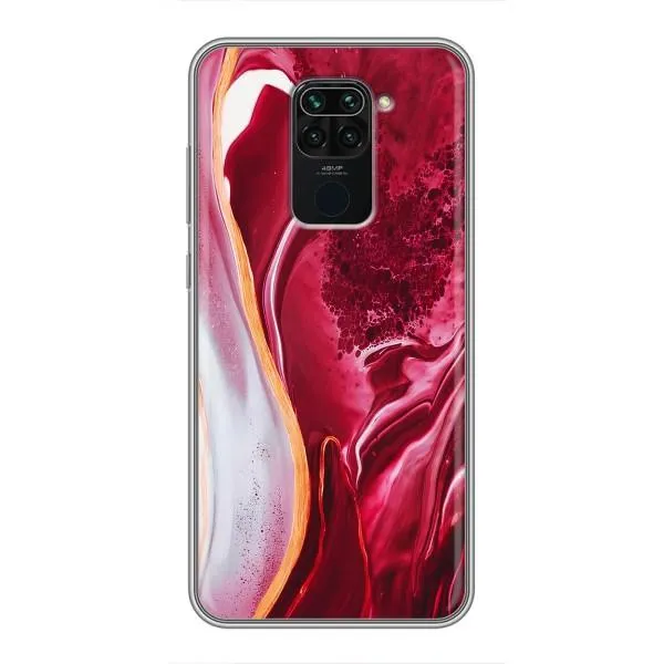 Чехол с принтом «Мрамор красный» для Xiaomi Redmi Note 9 Чехол с принтом «Мрамор красный» для Xiaomi Redmi Note 9