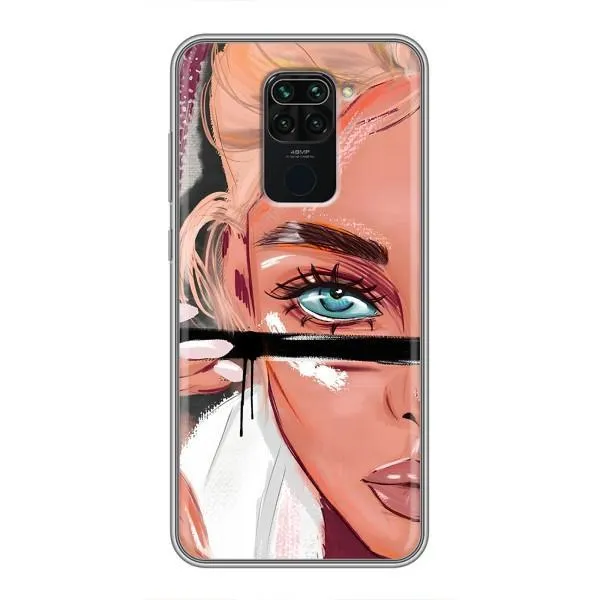 Чохол з принтом «Макіяж» для Xiaomi Redmi Note 9
