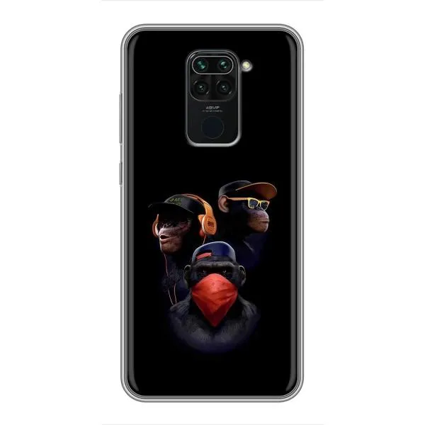 Чехол с принтом «Три обезьяны» для Xiaomi Redmi Note 9