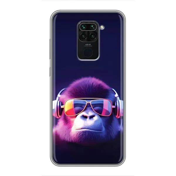 Чехол с принтом «Стильная обезьяна» для Xiaomi Redmi Note 9