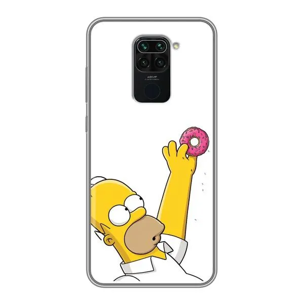Чехол с принтом «Гомер с пончиком» для Xiaomi Redmi Note 9 Чехол с принтом «Гомер с пончиком» для Xiaomi Redmi Note 9