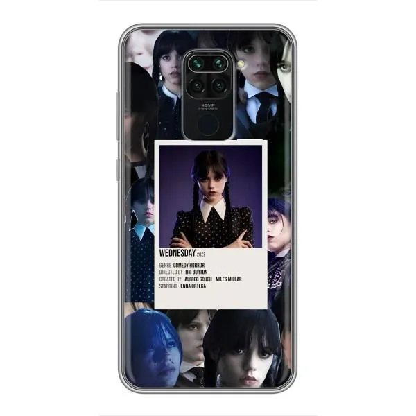 Чехол с принтом «коллаж Уэнздей» для Xiaomi Redmi Note 9 Чехол с принтом «коллаж Уэнздей» для Xiaomi Redmi Note 9