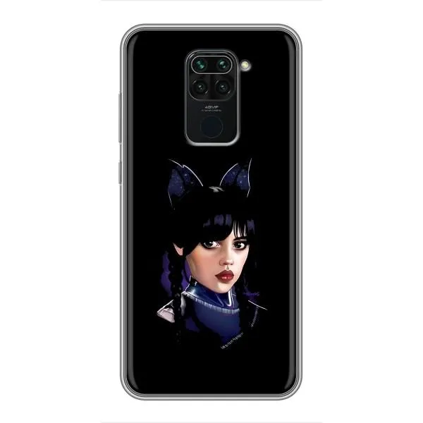 Чехол с принтом «серьезная Уэнздей» для Xiaomi Redmi Note 9 Чехол с принтом «серьезная Уэнздей» для Xiaomi Redmi Note 9
