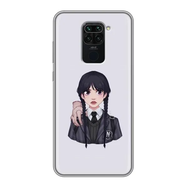 Чехол с принтом «Уэнздей и Вещь» для Xiaomi Redmi Note 9 Чехол с принтом «Уэнздей и Вещь» для Xiaomi Redmi Note 9