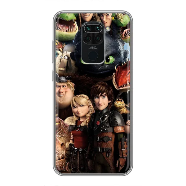 Чехол с принтом «Персонажи дракона» для Xiaomi Redmi Note 9